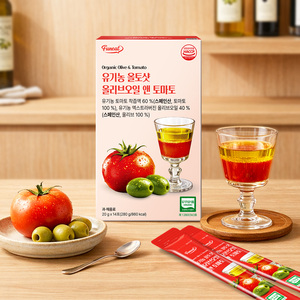 Licopeno Antioxidante, Bebida Dietética de Belleza, Funeat, Jugo de Tomate Orgánico NFC, Detox, Aceite de Oliva Virgen Extra (20g x 14 Sobres) - Product Image 4