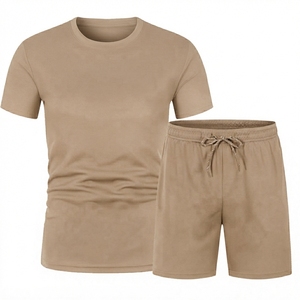 Ensemble 2 pièces short et t-shirt de sport pour homme – Nouveau survêtement de course et de fitness ajusté pour homme - Product Image 4