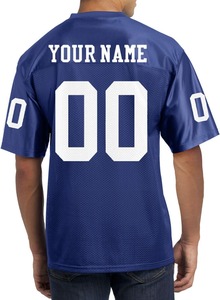 Jersey de Fútbol Americano, Malla de Poliéster, Impresión en Serigrafía, OEM, ODM, Logotipo Personalizado, Proveedor de Ropa Deportiva Resistente - Product Image 2