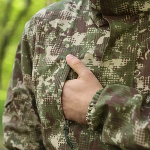 Uniforme Táctico de Camuflaje Personalizado de Alta Calidad para Senderismo y Caza, con Capucha y Manga Larga - Product Image 6