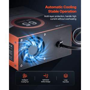 Convertidor de Energía Inteligente para RV de 65 Amperios, Carga Multietapa, Compatible con Sistemas Eléctricos de RV de 110V CA, 12V CC y 16.5V de Litio y Plomo-Ácido - Product Image 4