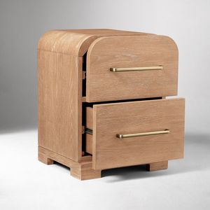 Nightstand Made Of Solid Mahogany Wood <b>High</b> Quality With Natural Finishing For Indoor Use. - Product Image 3