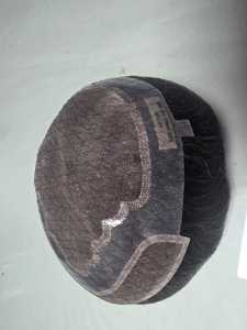 Apolo model Taz Hair <b>Toupee</b> Wig From Bangladesh Premium Quality Mono Human Hair with Natural Body Loose Wave Styles Yaki Style - Product Image 3