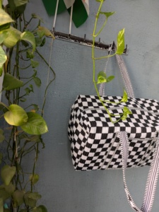 Bolsa de Viaje Ecológica, Ligera, de Gran Capacidad, Acolchada, de Pana, con Diseño de Conchas, Plegable, con Cierre de Cremallera, para la Playa - Product Image 2
