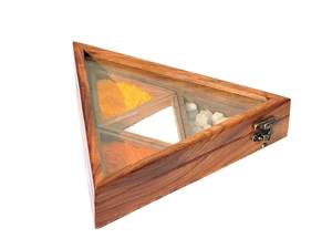 Luxury Design Wooden Hand Carved Eco-Friendly Dishwasher Safe Dust Resistant Spice <b>Box</b> Spice <b>Box</b> Kitchen Spice <b>Box</b> at Reasonable - Product Image 3