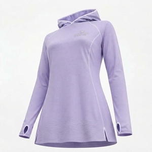 Custom Logo Modest Sportswear <b>Top</b> Hooded Lightweight Quick-Dry Summer Swimwear <b>Swimming</b> <b>Top</b> - Product Image 4