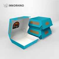 Boîte à hamburger en kraft personnalisée |   Emballage alimentaire à emporter biodégradable et écologique