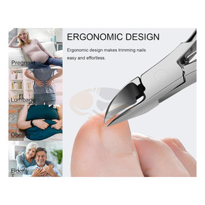 Coupe-ongles professionnels en acier inoxydable pour podologues, pour ongles incarnés épais, hommes, seniors, soins des bébés, outil de pédicure robuste - Product Image 2