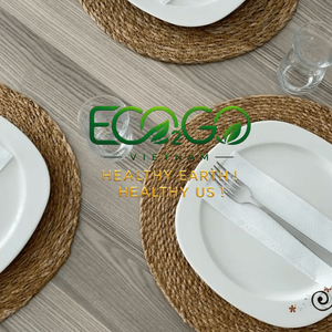 Wholesale Natural Sedge <b>Table</b> Mat Handwoven Rustic <b>Dining</b> Placemat for Home <b>Table</b> Setting and Interior Decor - Product Image 2