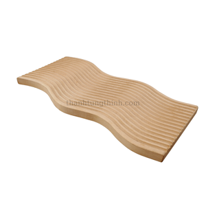 Hot Selling 2026 Eco-Friendly Hand-painted Epoxy Resin Blue Ocean Wood Coaster <b>Set</b> for Kitchenware From Vietnam Manufacturer - Product Image 3