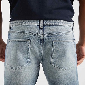 Jeans de Hombre, Corte Holgado, Cintura Media, Lavado Claro Azul, Tejido Elástico/Algodón Ecológico y Transpirable, Secado Rápido, Estilo Casual - Product Image 4