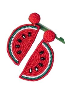 Mignon Fantaisie À La Main Perlé Fraise Broderie Boucle D'oreille Nouveau Design Élégant Belle Dernière À La Mode À La Mode De L'Inde - Product Image 4