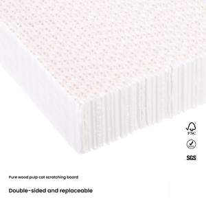 Cuccia per Animali Domestici Moderna ed Ecologica in Carta Kraft Ondulata ad Alta Densità, Doppio Strato, Resistente, con Tiragraffi per Gatti - Product Image 6