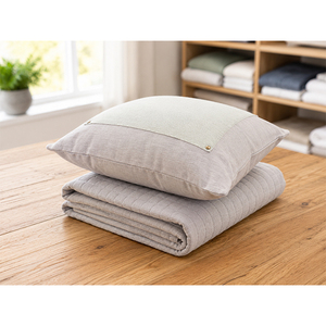 Quilted Cotton <b>Bedspread</b> Pillowcase <b>Set</b> Solid Color Bedroom Bedding <b>Set</b> for Hotel Guest Room Home - Product Image 6