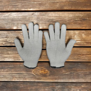 TM algodón blanco poliéster fruncido puño texturizado resistente al frío 40g guantes de trabajo al aire libre producción de Vietnam - Product Image 2