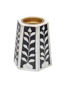 Luxury Hand work Natural Bone and Resin Inlay <b>Incense</b> Burner with Brass Cup Arabic Oud <b>Box</b> for Middle East Market Decorative - Product Image 1