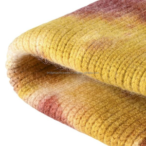 Chapeau en tricot personnalisé unisexe avec logo, jacquard polyester/coton, chaud - Product Image 4