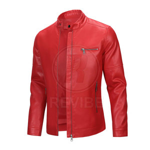 Latest Style Pakistan Made Men Leather Jackets Front Logo Customized Colors Sizes High Quality Winter Wholesale Low MOQ for Sale - Product Image 2