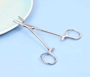 Heavy Duty Body Piercing Forceps Stainless Steel <b>Clamp</b> Tool Nose Ear Navel Tongue Piercing Instrument ISI Approved - Product Image 6