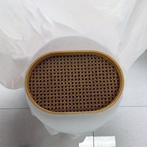 Plateau de rangement et de service élégant avec motif tissé, bords lisses, poignées faciles à saisir, parfait pour les collations, le thé, la décoration et l'usage quotidien. - Product Image 2