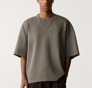 Proveedor de Camisetas Extra Grandes al por Mayor, Camiseta Casual Urbana para Hombre, Logotipo Personalizado, Construcción en Algodón - Product Image 4