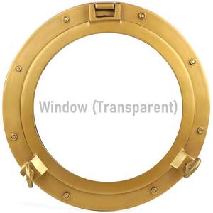 กรอบหน้าต่างทรงกลมอลูมิเนียมสีบรอนซ์โบราณสำหรับตกแต่งผนังสไตล์เรือเดินสมุทร - Product Image 5