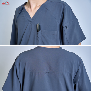 Meilleures ventes : ensemble uniforme médical de style nouveau, pantalon cargo et veste, pour médecins/infirmières. - Product Image 4