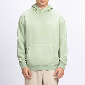 Sudadera con Capucha para Hombre, Diseño Personalizado con Logotipo Frontal, Tejido de Forro Polar Transpirable, Mezcla de Poliéster/Algodón, Corte Regular, Color Sólido - Product Image 1