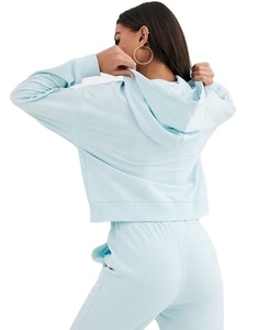 Womens Half Zip Stand Collar Sports <b>Sweatshirt</b> With Elastic Waist Jogger Pants Casual Gym Workout Two Piece Tracksuit Sets - Product Image 5