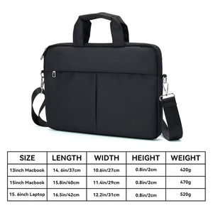 Sac à bandoulière pour ordinateur portable, sacoche d'affaires personnalisée, sacs et housses pour ordinateur portable pour hommes et femmes - Product Image 5