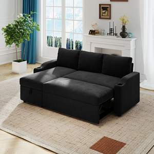 Removable-<b>Cover</b> Corduroy <b>Corner</b> <b>Sofa</b> <b>for</b> Living Room <b>for</b> Indecisive Shoppers - Product Image 3