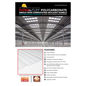 Panneaux de toiture en polycarbonate ondulé résistants aux chocs, imperméables, à haute transmission lumineuse, personnalisables et durables - Product Image 2