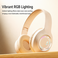 Headset Gaming Lipat: Desain Over-Ear yang Stylish dengan Lampu LED, Mode Musik/Gaming, dan Dukungan Kartu TF HP-19
