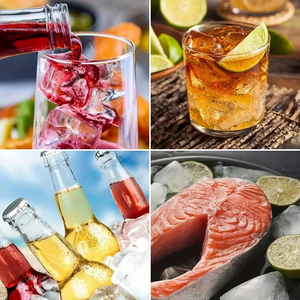 Grand moule à glaçons en silicone, sans BPA, qualité alimentaire, souple, 6/8 cavités, facile à démouler, glaçons à dissolution lente pour whisky - Product Image 5