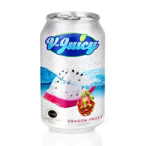 Bebida de Jugo de Frutas Tropicales V-Juicy de 330 ml en Lata de Aluminio, con Sabor a Pitaya, Maracuyá, Pera, Naranja y Uva, Proveedor de Marca Privada OEM - Product Image 2