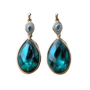 Pendientes Largos de Plata de Ley S925 para Mujer, Diseño Nuevo - Product Image 1