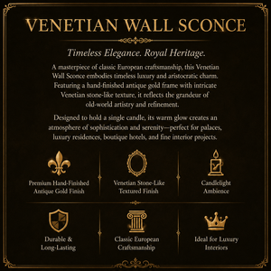 Crystal Venetian Baroque Luxury <b>Wall</b> <b>Sconce</b> Decorative <b>Wall</b> <b>Light</b> with Ornate Mirror Detailing Elegant Brass Arms crystal handle - Product Image 3