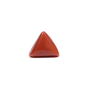 Natural Red Coral Oval Cabochon 6.3 Carat Loose Gemstone for Fine Jewelry - Product Image 2