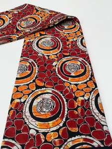 Tissu de pagne hollandais imprimé à la cire africaine de qualité supérieure avec des motifs lumineux idéal pour la création de vêtements traditionnels Kumasi - Product Image 6