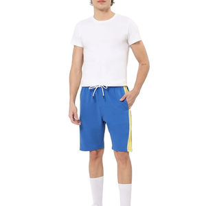 Servicio OEM, Pantalones Cortos de Verano para Hombre de Alta Calidad, Color Liso Teñido, con Logotipo Personalizado - Product Image 2