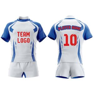 Conjunto de uniforme de Rugby personalizado, Jersey y pantalones cortos transpirables de secado rápido, novedad - Product Image 6