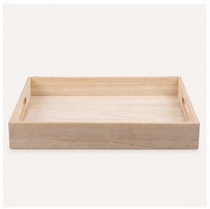 Wholesale Eco-Friendly Unfinished Natural <b>Pine</b> Wood Serving Tray With Cutout Handles Rustic Rectangular Decorative Wooden Tray - Product Image 3