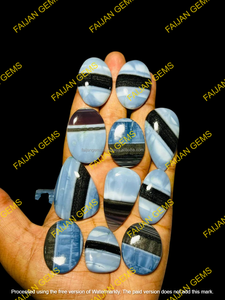 High Quality Natural Owhyee <b>Blue</b> <b>Opal</b> Cabochon Jewellery Making Gemstone All Shape Loose for Sale FAIJAN GEMS Rajasthan Third - Product Image 2