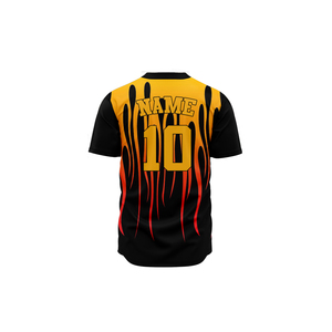 เสื้อเบสบอลกีฬารุ่นใหม่ล่าสุด ระบายอากาศได้ดี พิมพ์ลายแบบซับลิเมชั่น แห้งเร็ว รับผลิตจำนวนน้อยได้ - Product Image 2