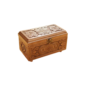Cajas Rectangulares de Madera con Diseño Grabado y Acabado en Madera Natural de Alta Calidad para Almacenamiento en el Hogar - Product Image 6