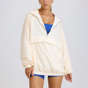 Chaqueta Deportiva Acolchada de Lona Estampada, Holgada, Transpirable y de Secado Rápido para Mujer, Talla Grande - Product Image 5