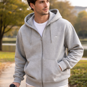 Custom Heavyweight <b>Zip</b> <b>Up</b> Hoodie Manufacturer for Wholesale Purchase - OEM Options Available - Product Image 6