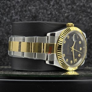 Reloj de Pulsera Automático de Acero Inoxidable de Lujo Winner para Hombre, Correa de 22 mm, Cristal de Zafiro, Esfera con Ventana, Indicador, Caja de 12 mm - Product Image 1