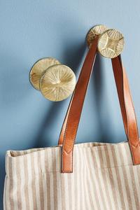 Support mural multifonctionnel robuste en métal thermolaqué à double crochet - Product Image 4