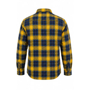 Chemise en flanelle pour homme, en coton tricoté et fibre de bambou, épaisse, à manches longues, à carreaux multicolores, écologique, séchage rapide, collection printemps, vente en gros - Product Image 3